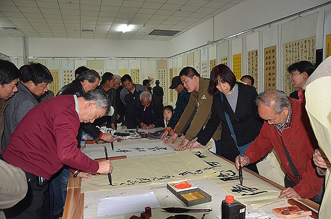 潤(rùn)豐書畫院與寧晉書法家協(xié)會(huì)書畫聯(lián)展精彩圖片