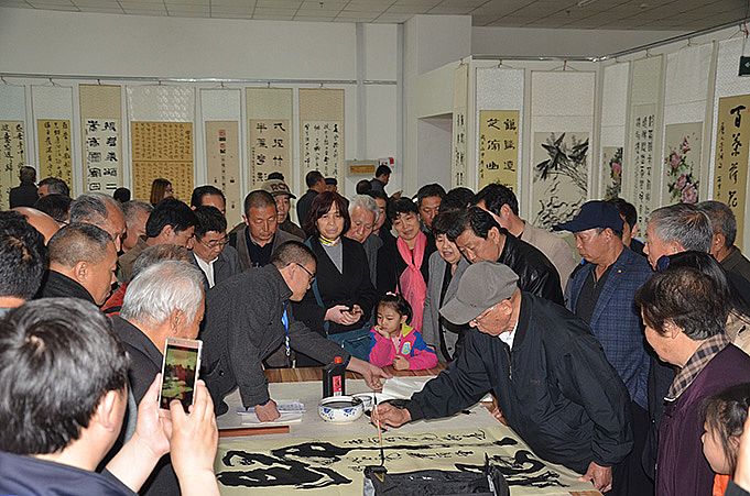 潤(rùn)豐書畫院與寧晉書法家協(xié)會(huì)書畫聯(lián)展精彩圖片