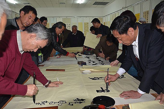 潤(rùn)豐書畫院與寧晉書法家協(xié)會(huì)書畫聯(lián)展精彩圖片
